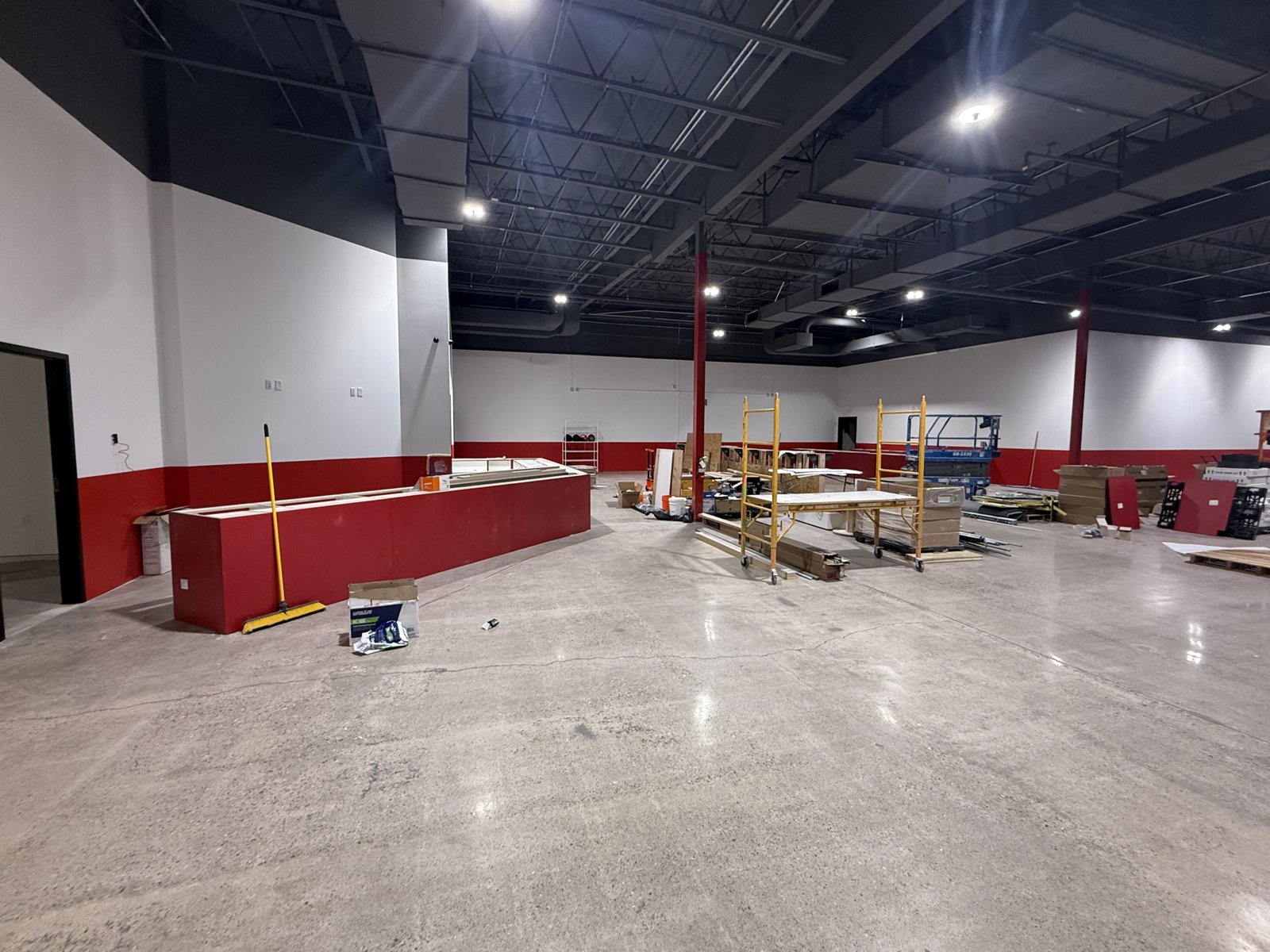 Commercial interior repaint